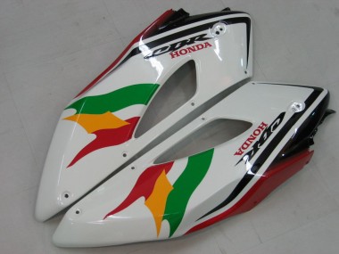 Descuento Carenados Moto Honda CBR1000RR 2004-2005 - Blanco Azul Rojo Negro Brillante Estrella EuroBet Lee