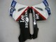 Descuento Carenados Moto Honda CBR1000RR 2004-2005 - Blanco Azul Rojo Negro Brillante Estrella EuroBet Lee