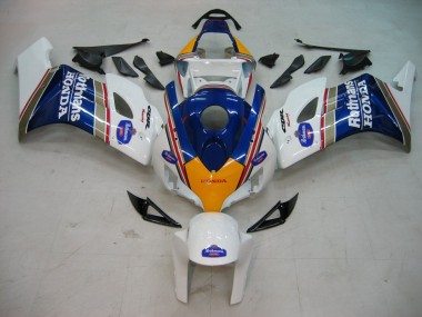 Descuento Carenados Moto Honda CBR1000RR 2004-2005 - Blanco Azul Oro Rothmans