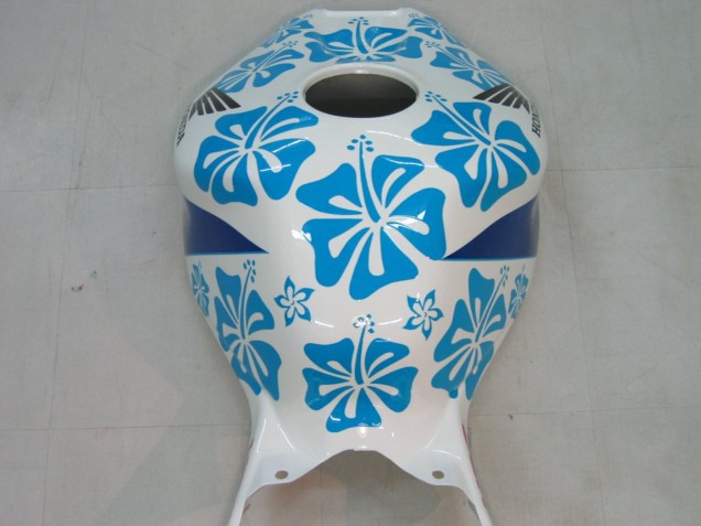 Descuento Carenados Moto Honda CBR1000RR 2004-2005 - Blanco Azul Nieve Nastro Azzurro 46
