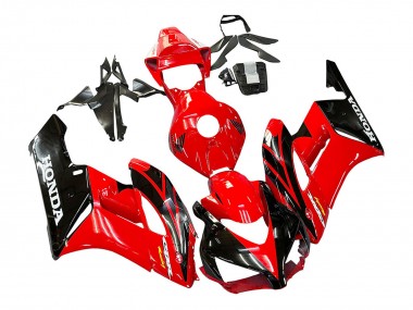 Descuento Carenados Moto Honda CBR1000RR 2004-2005 - Rojo Negro Brillante Carrera