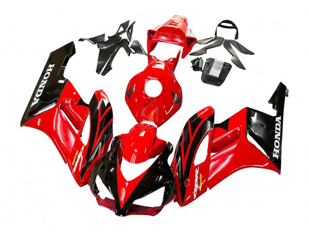 Descuento Carenados Moto Honda CBR1000RR 2004-2005 - Rojo Negro Brillante Carrera