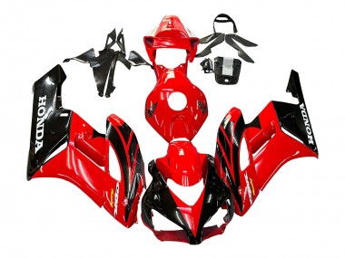 Descuento Carenados Moto Honda CBR1000RR 2004-2005 - Rojo Negro Brillante Carrera