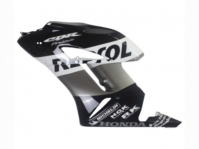 Descuento Kits Carenado Moto Honda CBR1000RR 2004-2005 - Plata Blanco Negro Brillante Repsol