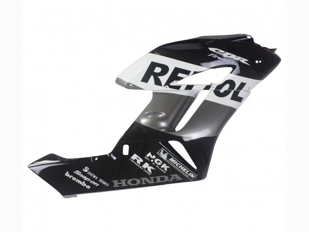 Descuento Kits Carenado Moto Honda CBR1000RR 2004-2005 - Plata Blanco Negro Brillante Repsol