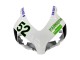 Descuento Carenados Moto Honda CBR1000RR 2004-2005 - Blanco Verde Negro Brillante Hannspree 52