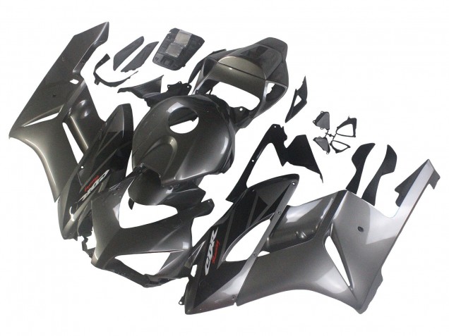 Descuento Carenados Moto Honda CBR1000RR 2004-2005 - Gris Brillante Negro Brillante