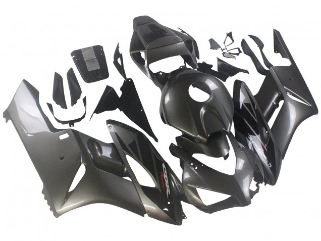 Descuento Carenados Moto Honda CBR1000RR 2004-2005 - Gris Brillante Negro Brillante