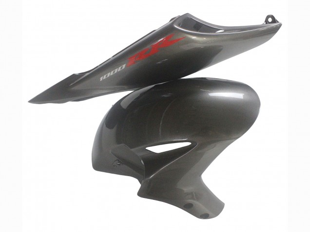 Descuento Carenados Moto Honda CBR1000RR 2004-2005 - Gris Brillante Negro Brillante