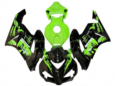 Descuento Carenados Moto Honda CBR1000RR 2004-2005 - Verde Negro Brillante
