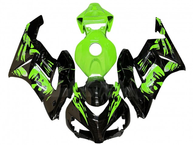 Descuento Carenados Moto Honda CBR1000RR 2004-2005 - Verde Negro Brillante