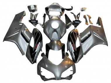 Descuento Carenado Moto Honda CBR1000RR 2004-2005 - Plata Negro Brillante