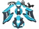 Descuento Carenados Moto Honda CBR1000RR 2004-2005 - Azul Claro Negro Brillante