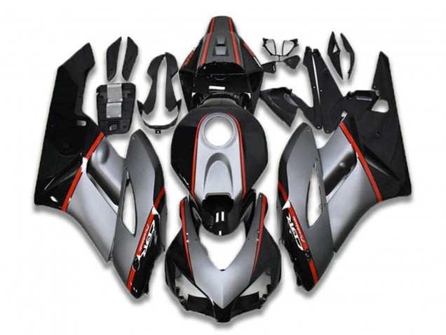 Descuento Carenados Moto Honda CBR1000RR 2004-2005 - Gris Rojo Negro Brillante