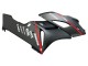 Descuento Carenados Moto Honda CBR1000RR 2004-2005 - Negro Brillante Gris Brillante Rojo Raya