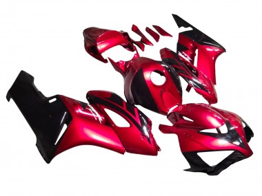 Descuento Carenados Moto Honda CBR1000RR 2004-2005 - Rojo Negro Brillante Raya