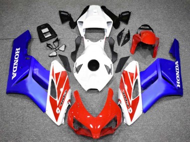 Descuento Carenado Moto Honda CBR1000RR 2004-2005 - Blanco Rojo Azul
