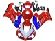 Descuento Carenados Moto Honda CBR1000RR 2004-2005 - Rojo Azul Blanco Negro Motul