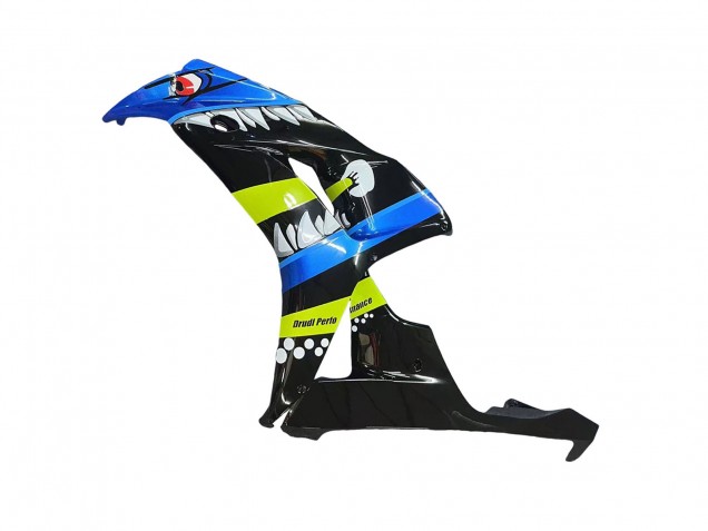 Descuento Carenados Moto Honda CBR1000RR 2006-2007 - Azul Fluorescent Verde Negro Brillante Tiburón 46