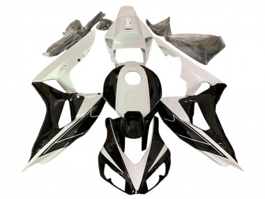 Descuento Carenados Moto Honda CBR1000RR 2006-2007 - Blanco Perla Negro Brillante