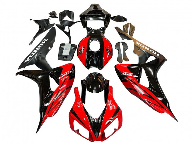Descuento Carenado Moto Honda CBR1000RR 2006-2007 - Azul Negro Brillante