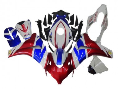 Descuento Carenados Moto Honda CBR1000RR 2008-2011 - Blanco Rojo Azul