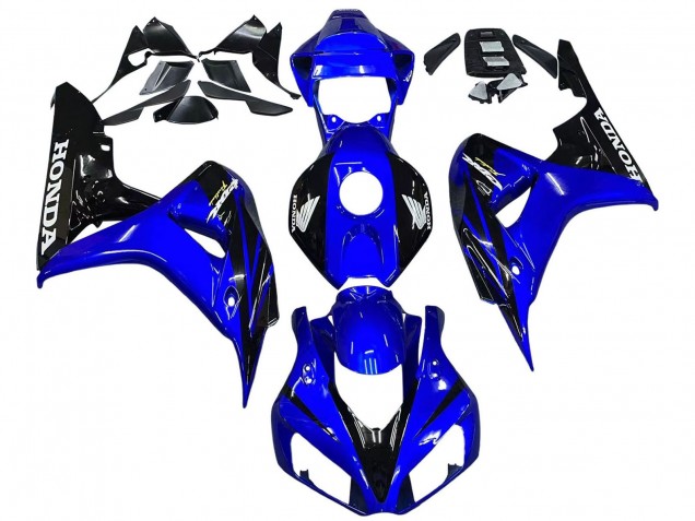 Descuento Carenados Moto Honda CBR1000RR 2006-2007 - Azul Negro Brillante