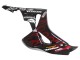 Descuento Carenados Moto Honda CBR1000RR 2006-2007 - Negro Brillante Amarillo Rojo Llama
