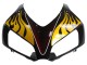 Descuento Carenados Moto Honda CBR1000RR 2006-2007 - Negro Brillante Amarillo Rojo Llama