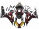 Descuento Carenados Moto Honda CBR1000RR 2006-2007 - Negro Brillante Amarillo Rojo Llama