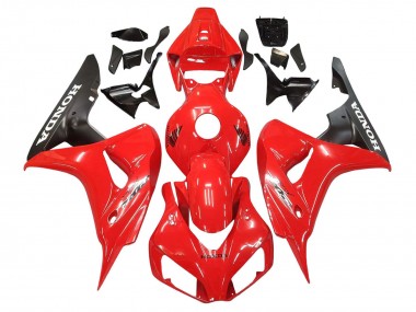 Descuento Carenados Moto Honda CBR1000RR 2006-2007 - Rojo Negro Mate