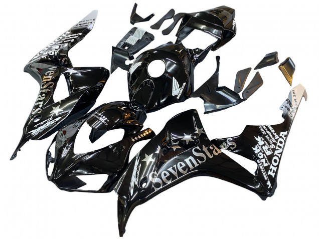 Descuento Carenados Moto Honda CBR1000RR 2006-2007 - Negro Brillante Oro SevenStars