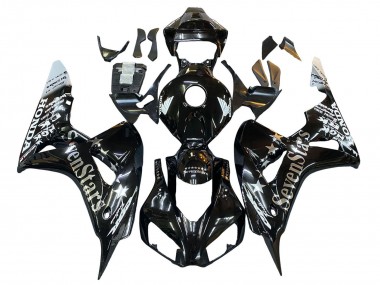 Descuento Carenados Moto Honda CBR1000RR 2006-2007 - Negro Brillante Oro SevenStars