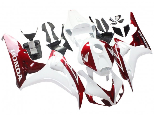 Descuento Carenados Moto Honda CBR1000RR 2006-2007 - Blanco Rojo