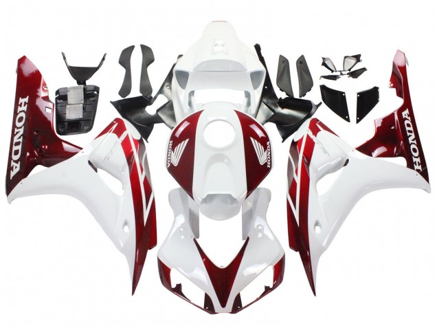 Descuento Carenados Moto Honda CBR1000RR 2006-2007 - Blanco Rojo