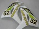 Descuento Carenados Moto Honda CBR1000RR 2006-2007 - Blanco Verde Negro Brillante Hannspree 52