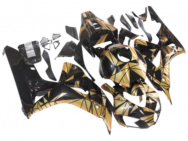 Descuento Carenados Moto Honda CBR1000RR 2006-2007 - Oro Negro Brillante