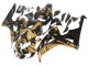Descuento Carenados Moto Honda CBR1000RR 2006-2007 - Oro Negro Brillante