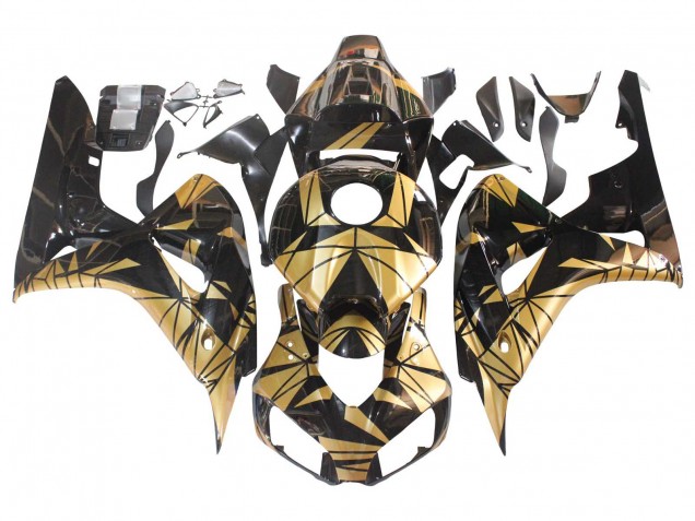 Descuento Carenados Moto Honda CBR1000RR 2006-2007 - Oro Negro Brillante