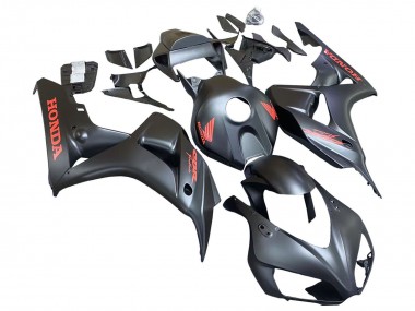 Descuento Carenados Moto Honda CBR1000RR 2006-2007 - Negro Mate Rojo Calcomanías