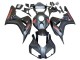 Descuento Carenados Moto Honda CBR1000RR 2006-2007 - Negro Mate Rojo Calcomanías