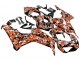 Descuento Carenados Moto Honda CBR1000RR 2006-2007 - Negro Naranja Plata Camouflage