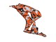 Descuento Carenados Moto Honda CBR1000RR 2006-2007 - Negro Naranja Plata Camouflage