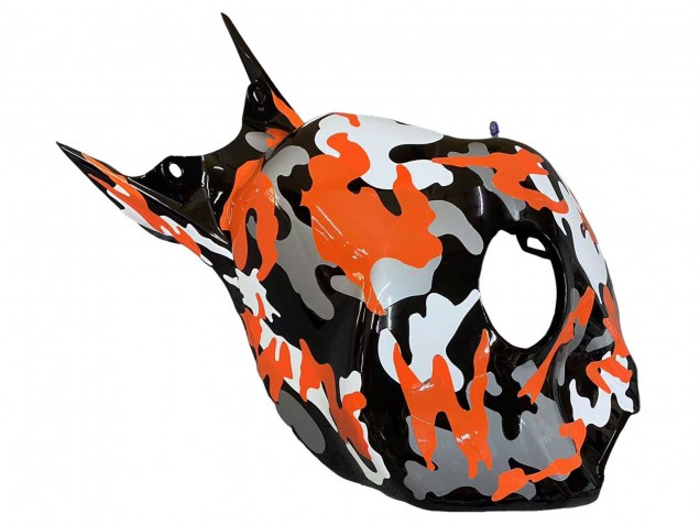 Descuento Carenados Moto Honda CBR1000RR 2006-2007 - Negro Naranja Plata Camouflage