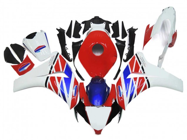 Descuento Carenados Moto Honda CBR1000RR 2006-2007 - Blanco Rojo Azul