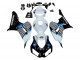 Descuento Carenado Moto Honda CBR1000RR 2006-2007 - Blanco Azul Negro Brillante
