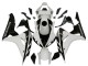 Descuento Kits Carenado Moto Honda CBR1000RR 2006-2007 - Blanco Negro Brillante