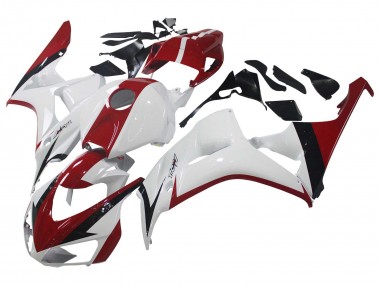 Descuento Kits Carenado Moto Honda CBR1000RR 2006-2007 - Blanco Rojo Negro Brillante
