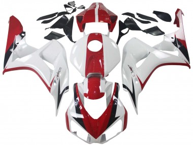 Descuento Kits Carenado Moto Honda CBR1000RR 2006-2007 - Blanco Rojo Negro Brillante