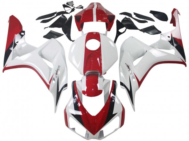 Descuento Kits Carenado Moto Honda CBR1000RR 2006-2007 - Blanco Rojo Negro Brillante